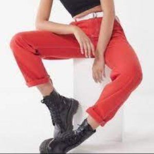 Urban Outfitters BDG Rust Red Carpenter High Rise Wide Leg Pants 29